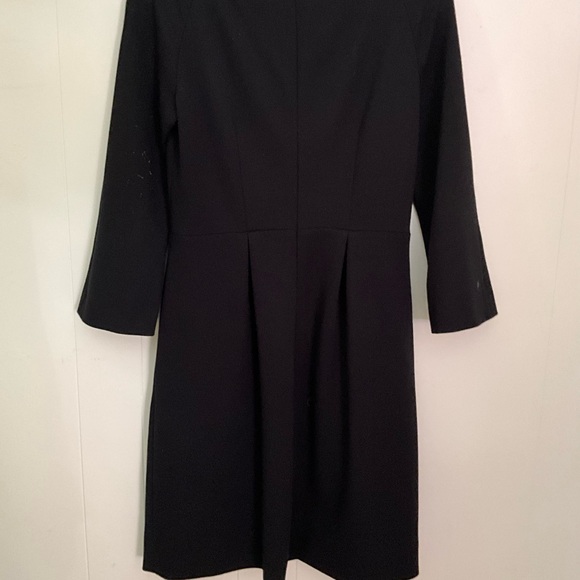 Luisa Spagnoli Mirtillo Black Dress with Bow Belt - Picture 3 of 6